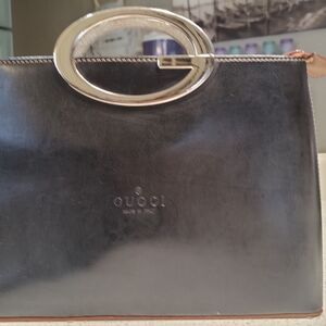 Gucci Black Leather Women's Bag